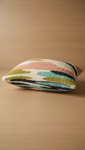 Sunset Peach Textile Cushion